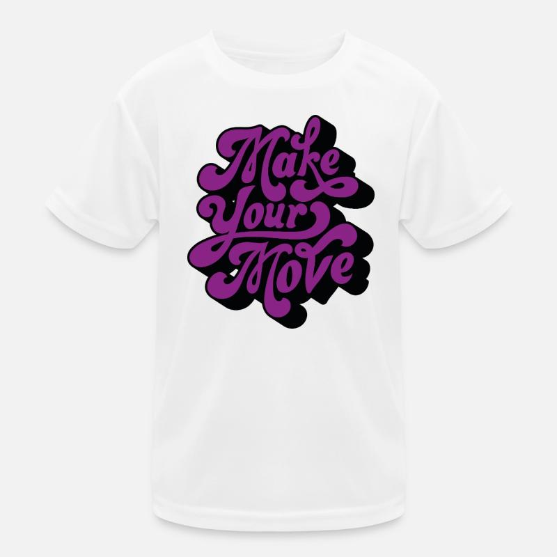 Make Your Move Retro Kids Functional T-Shirt