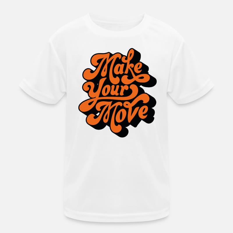 Mach deinen Zug Kinder Funktions-T-Shirt