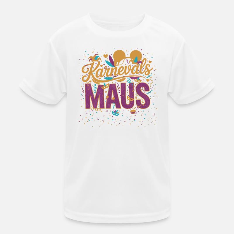 Carnival Mouse Carnival Costume for Women, Confetti Kids Functional T-Shirt