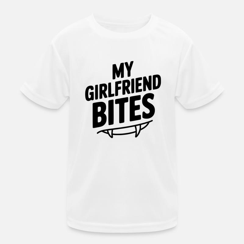 My Girlfriend Bites Kids Functional T-Shirt