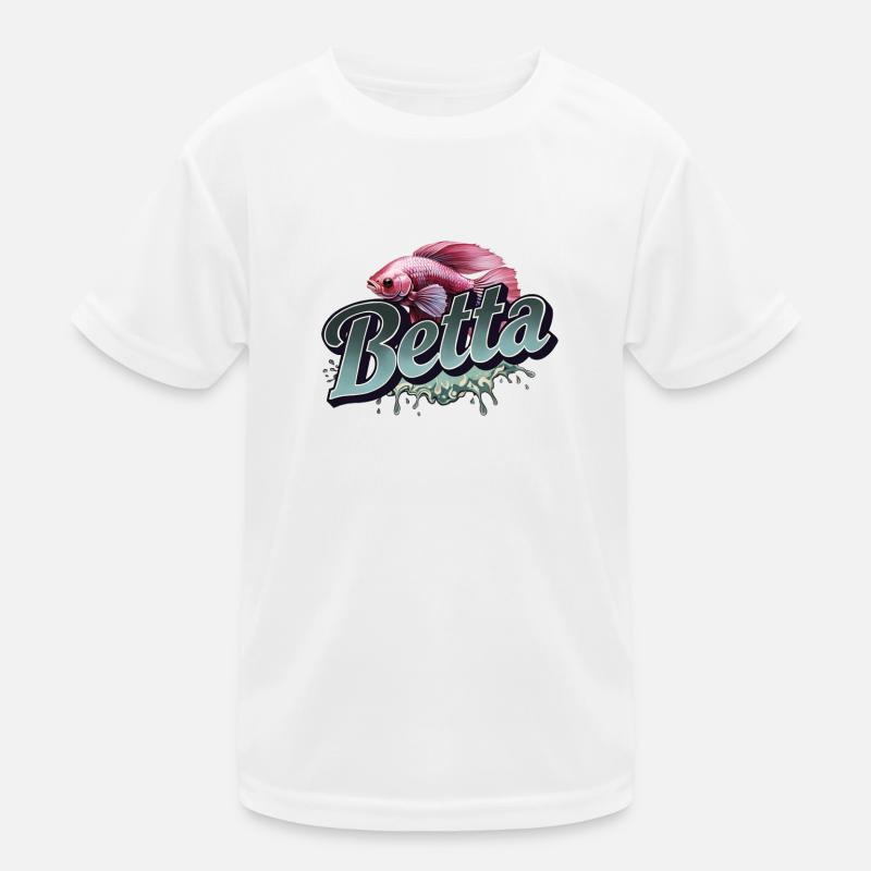 Betta Fisch - Kampffisch Kinder Funktions-T-Shirt