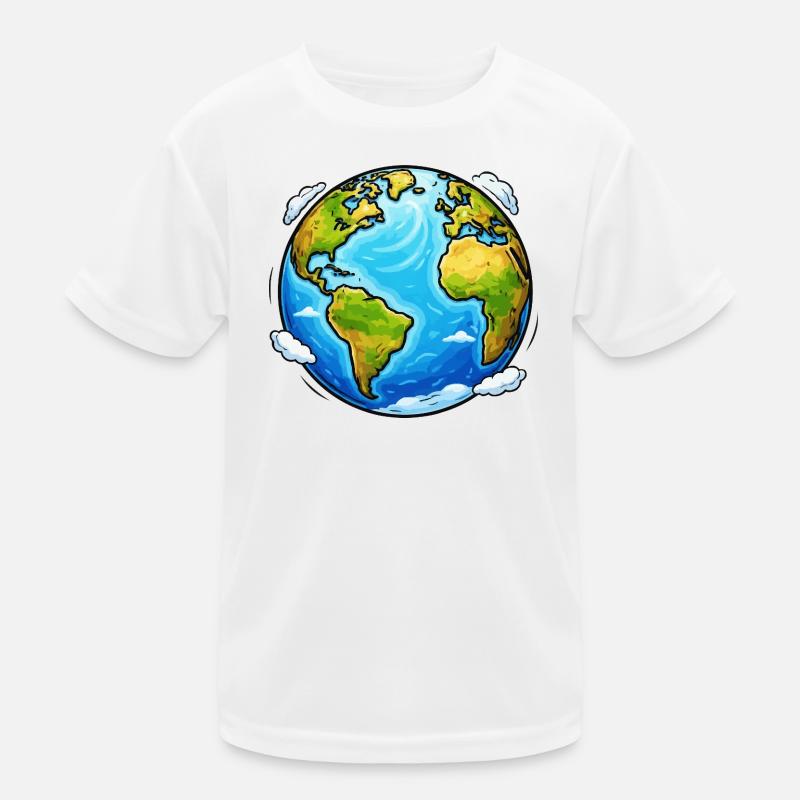 Erde Planet  Kinder Funktions-T-Shirt