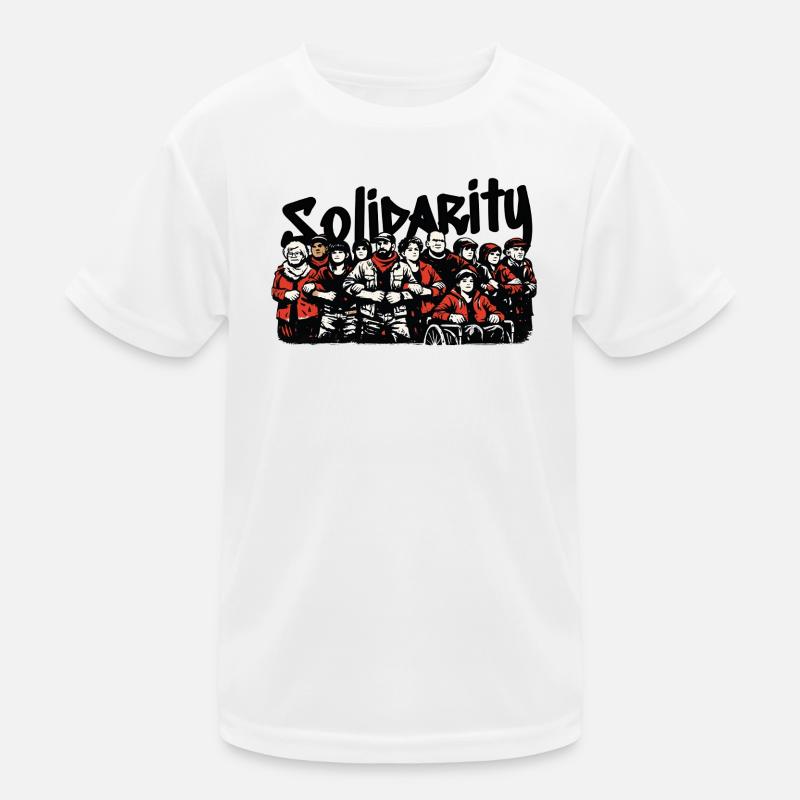 Solidarité communautaire antifasciste T-shirt sport Enfant