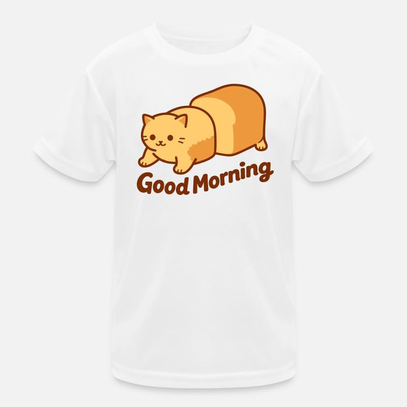 Cat Bread Meme Kids Functional T-Shirt