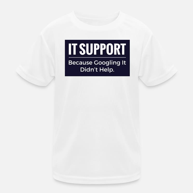 T-shirt support informatique – Humour drôle de bureau technique T-shirt sport Enfant
