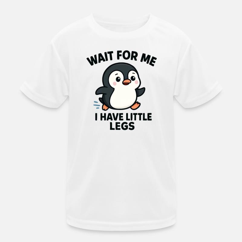 Idée de cadeau drôle sur l’humour du Pingouin T-shirt sport Enfant