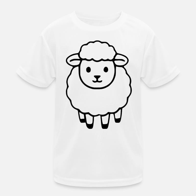 Schaf Schäfchen Lamm Kinder Funktions-T-Shirt