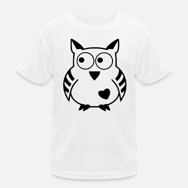 Mondschlihu Eule - Das Original heavenlygoods Kinder Funktions-T-Shirt