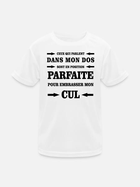 Jalousie - T-shirt sport Enfant - blanc
