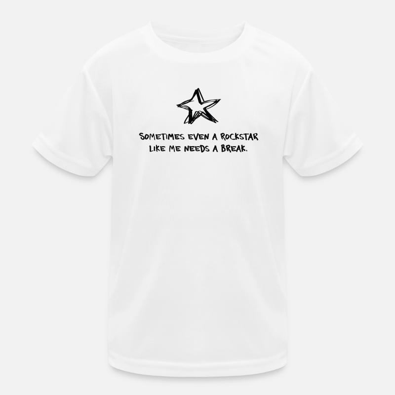 Sometimes even a Star needs a break – Statement Kinder Funktions-T-Shirt