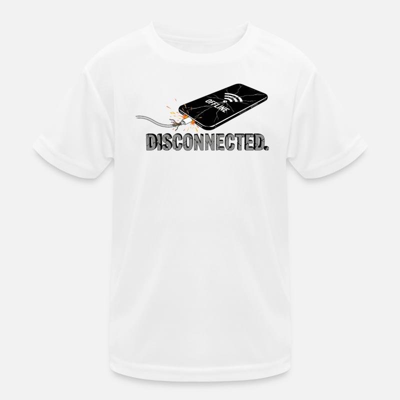 Disconnected - Digital Break Kids Functional T-Shirt