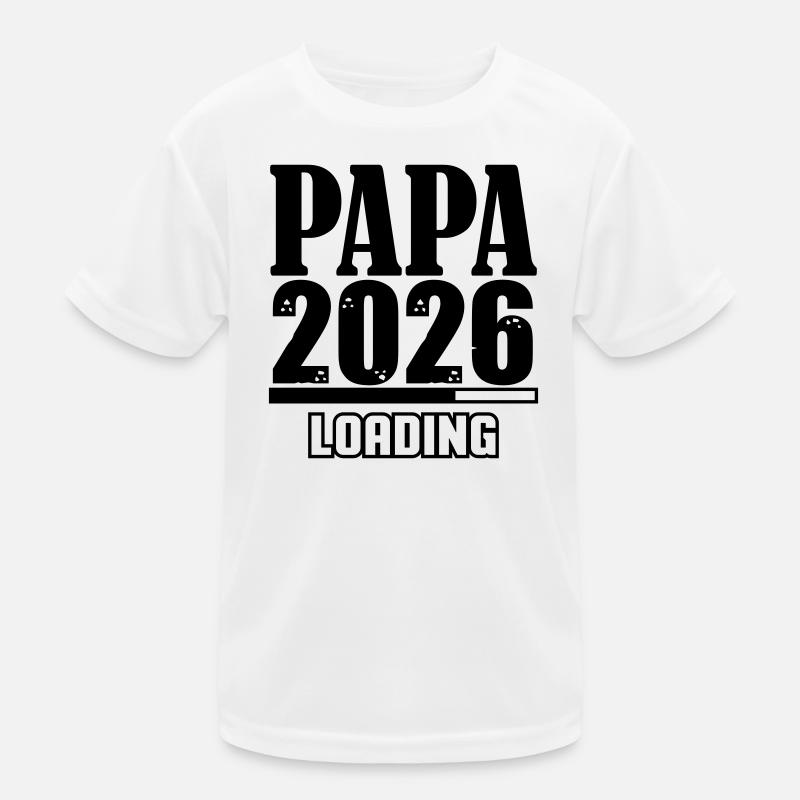 Papa 2026 Loading Kinder Funktions-T-Shirt