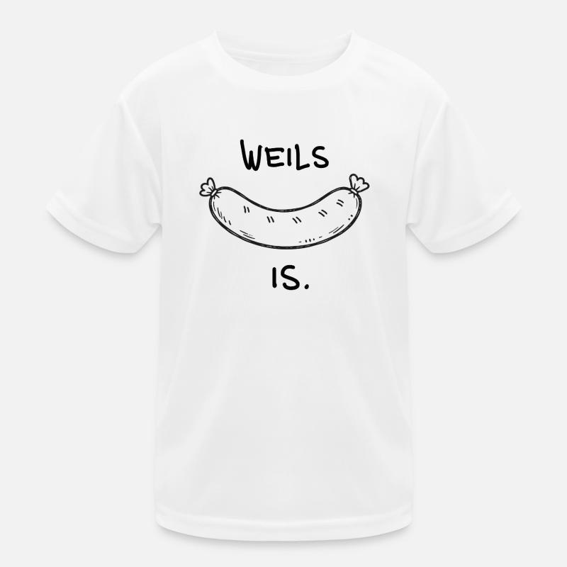 Weils Ist Wurst Illustration Kids Functional T-Shirt