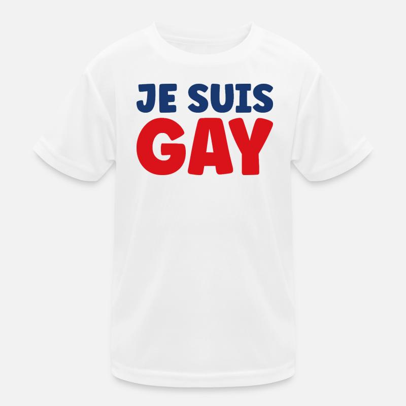 Je suis gay T-shirt sport Enfant