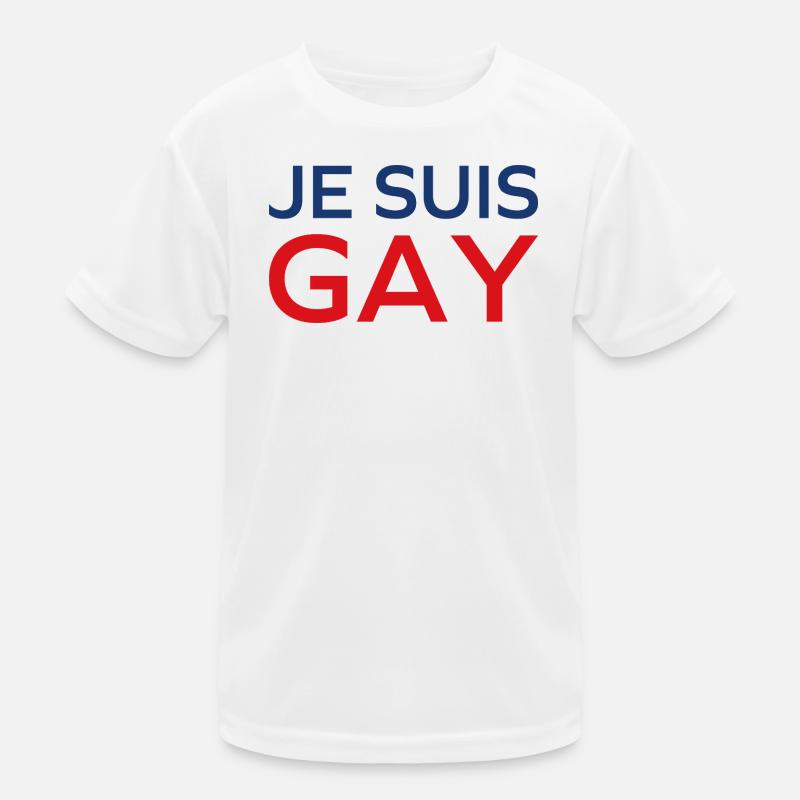 Ich bin schwul Kinder Funktions-T-Shirt