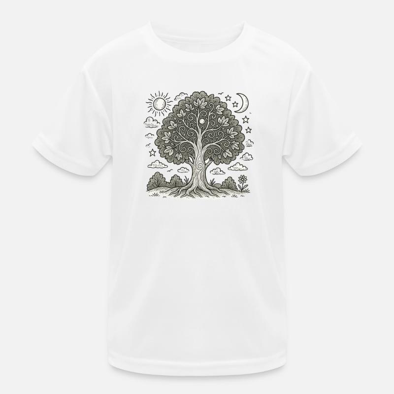Arbre de vie T-shirt sport Enfant