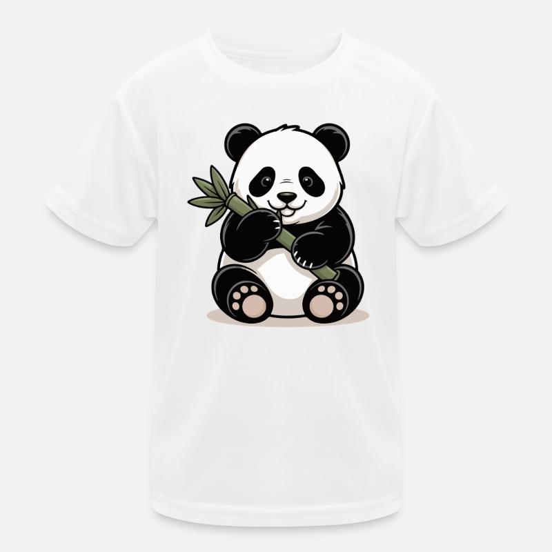 Panda Bambus Kinder Funktions-T-Shirt