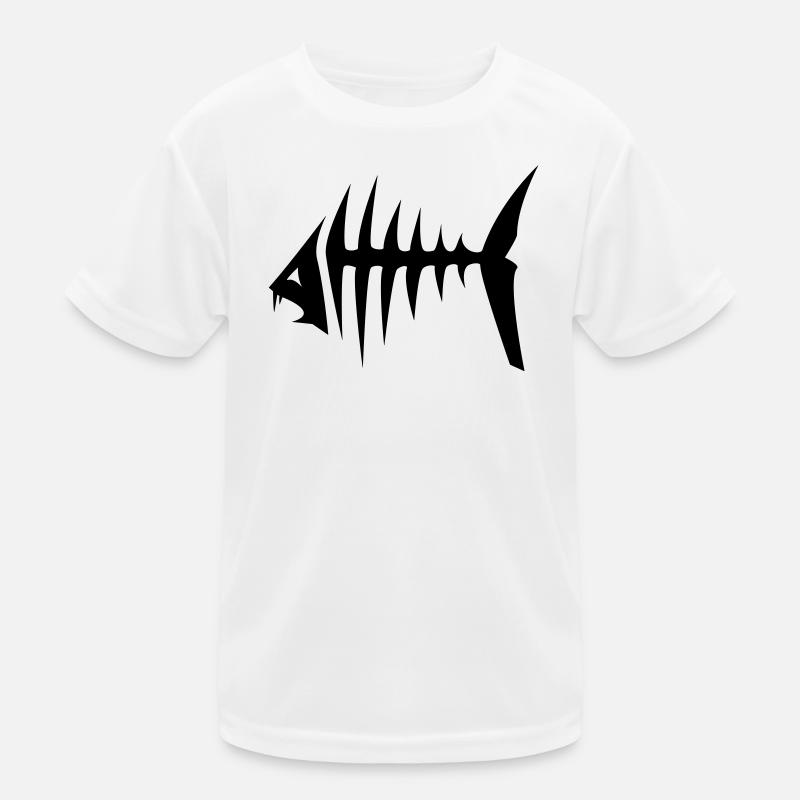Piranha Fish Kinder Funktions-T-Shirt