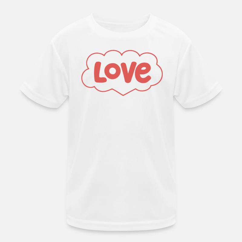 Amour en Nuage Rosé T-shirt sport Enfant