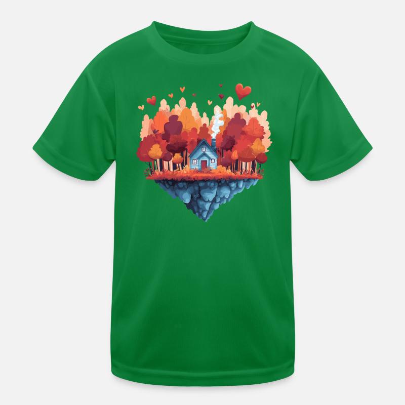 Autumn Island House Dream Kids Functional T-Shirt