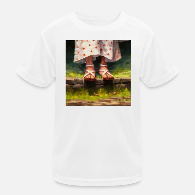 Echos des Frühlings Kinder Funktions-T-Shirt