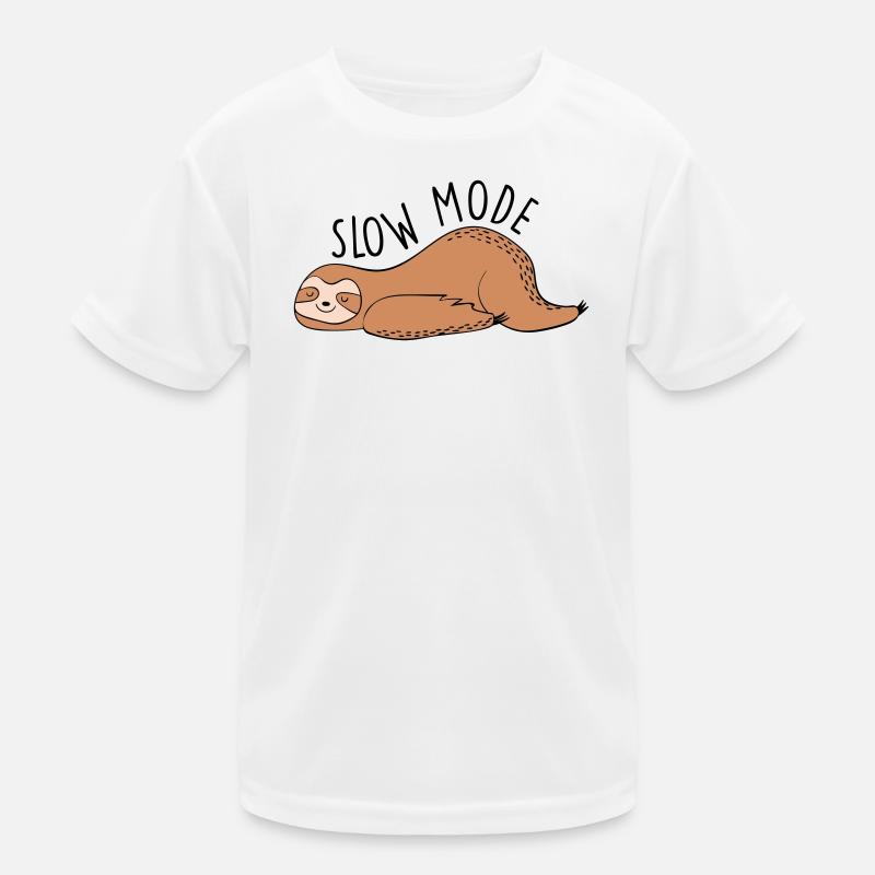 Fauler Langsammodus Kinder Funktions-T-Shirt