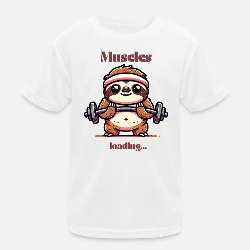 Muscles loading... T-shirt Kids Functional T-Shirt