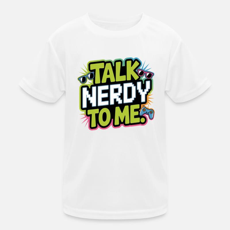 Parle-moi de nerd T-shirt sport Enfant