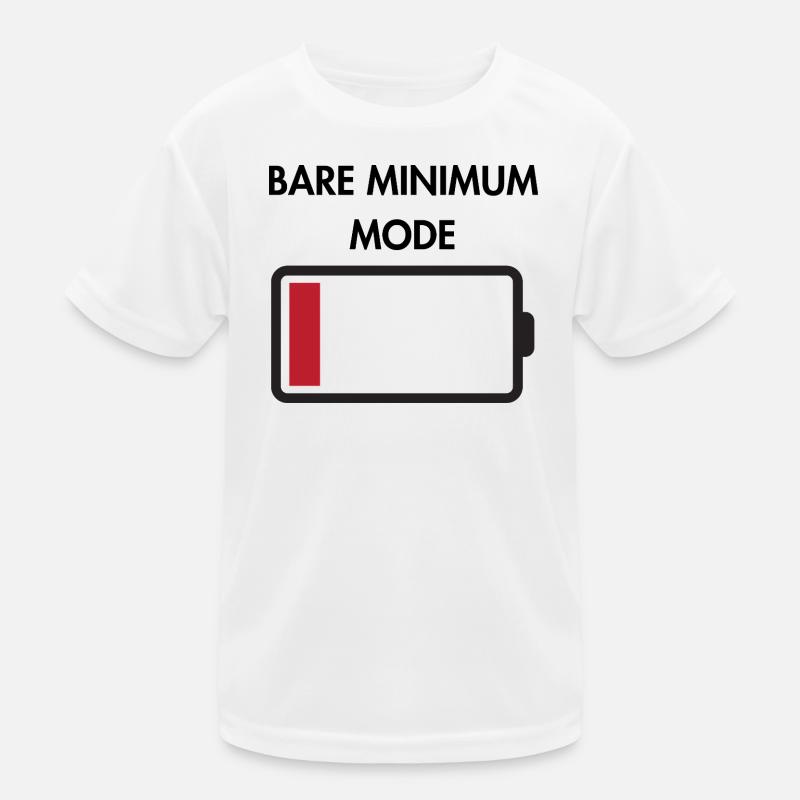 Bare minimum mode Kids Functional T-Shirt