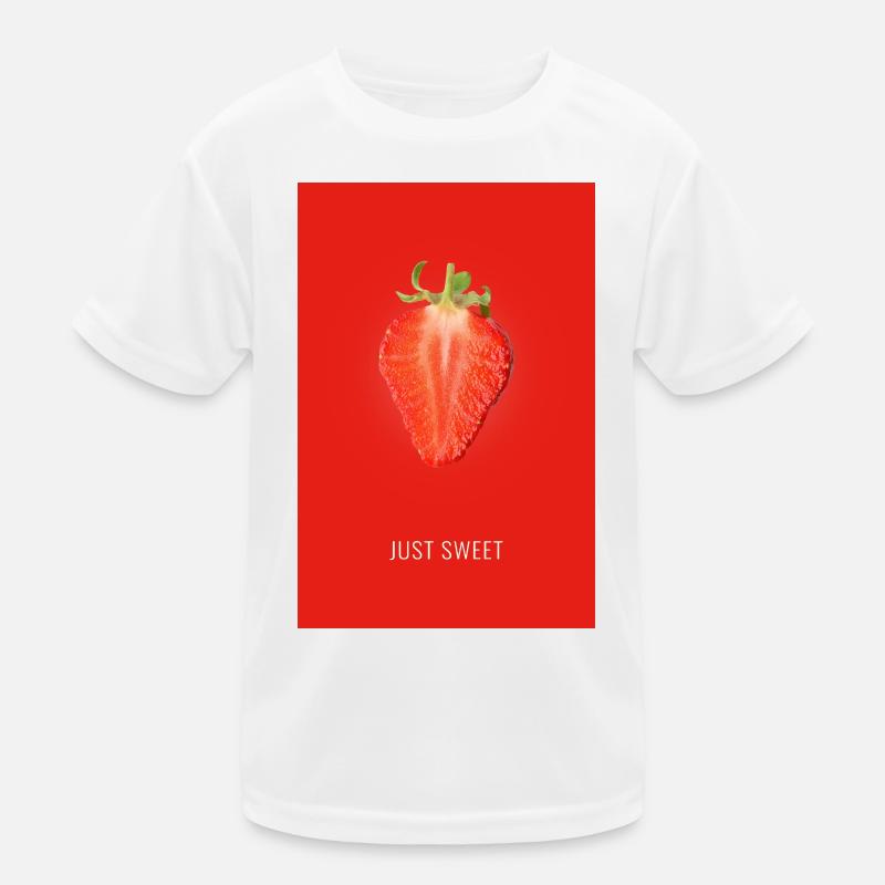 Strawberry Just sweet Kids Functional T-Shirt