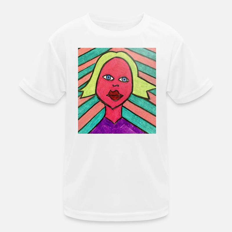 Strahlende Frau - Mutter Kinder Funktions-T-Shirt