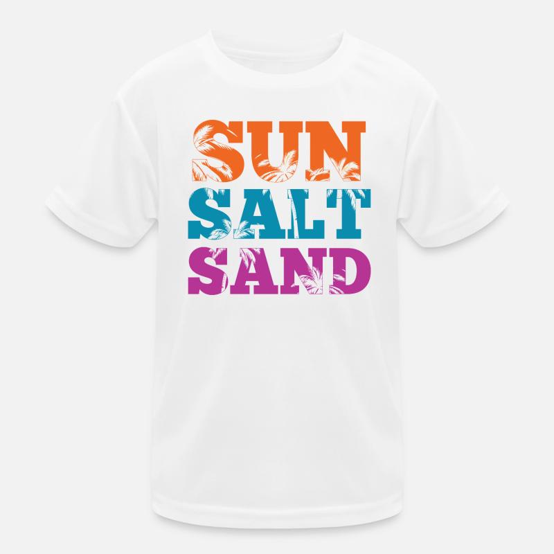 Summertime - Sun Salt and Sand Kids Functional T-Shirt