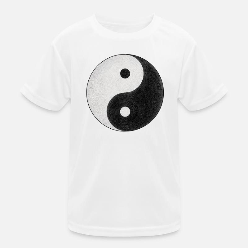 Yin-und-Yang-Symbol Kinder Funktions-T-Shirt