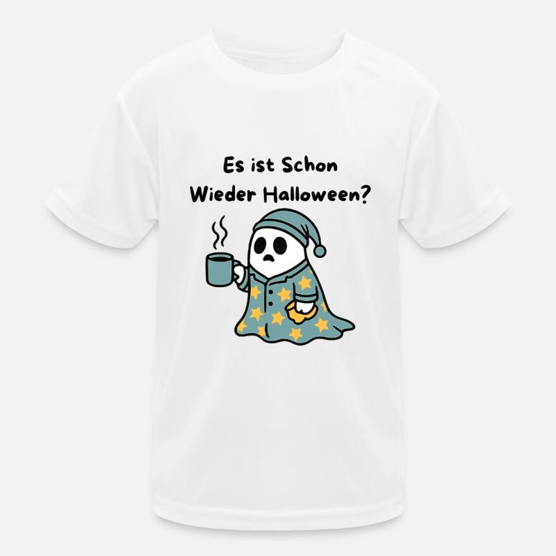 Kaffeegeist im Sternenkleid Kinder Funktions-T-Shirt