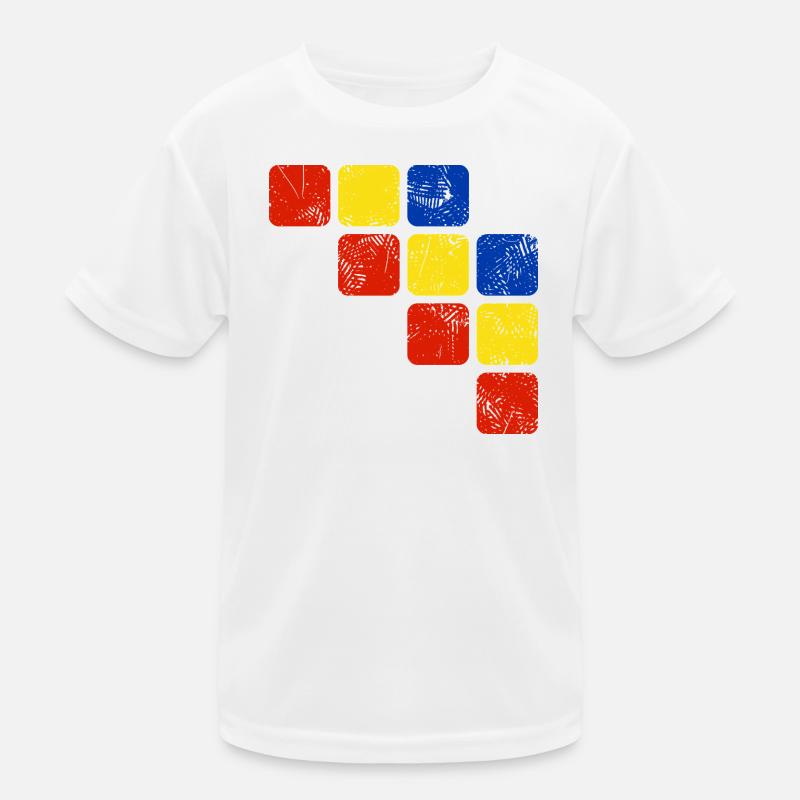 Farben Ornament Muster - Grundfarben Kinder Funktions-T-Shirt