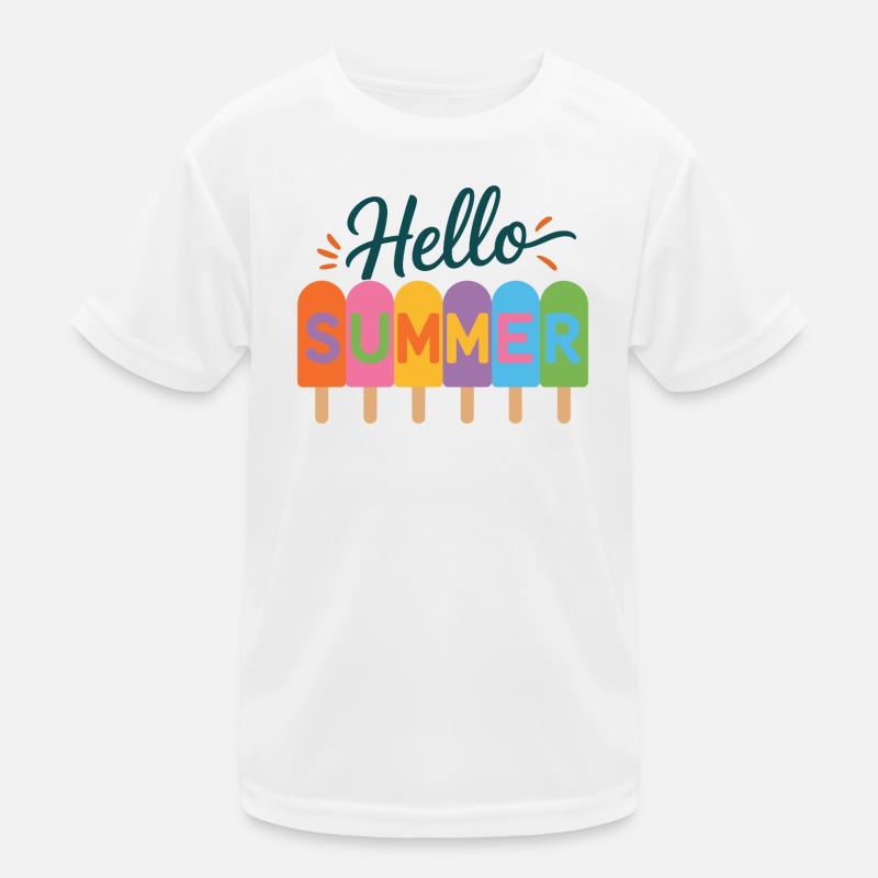Hello Summer Kids Functional T-Shirt