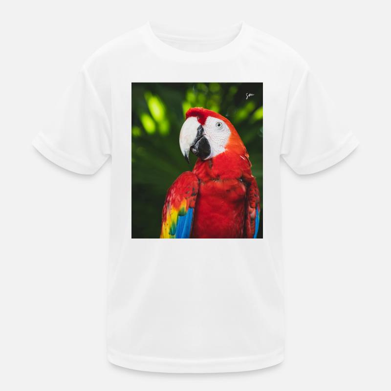 Couleurs tropicales de l’ara de Macao T-shirt sport Enfant
