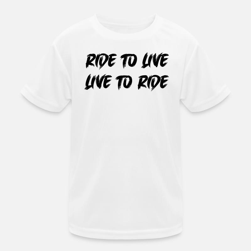 ride to live Kids Functional T-Shirt