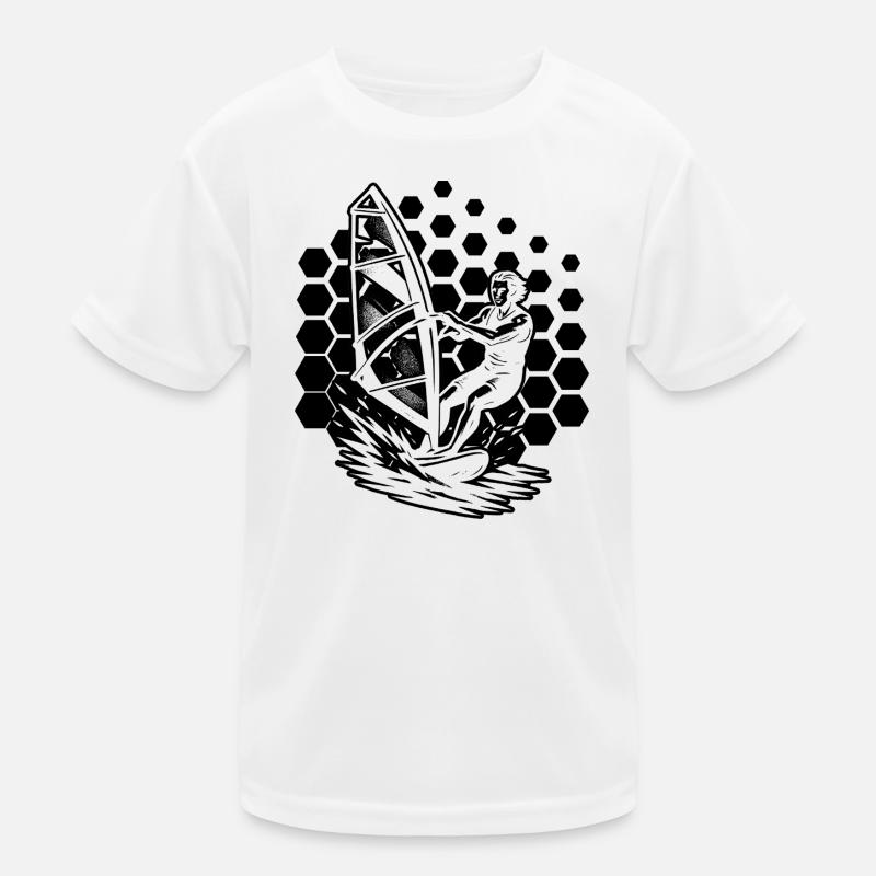 Message clair sur la planche à voile T-shirt sport Enfant