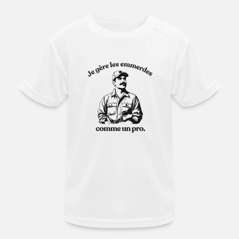 Dealing with trouble like a pro Kids Functional T-Shirt