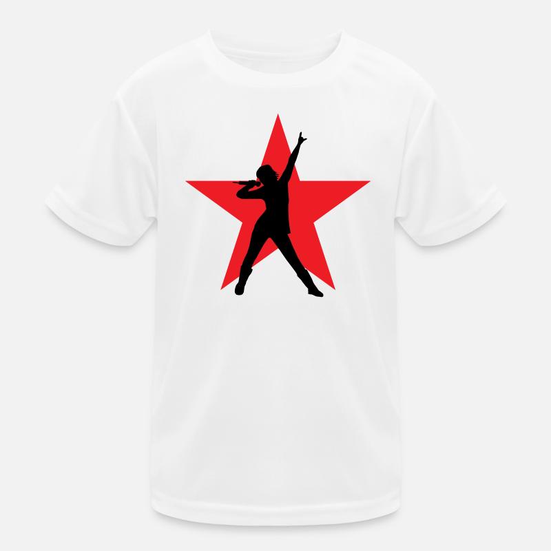 Sänger – Sänger – Lied – Gesang Kinder Funktions-T-Shirt