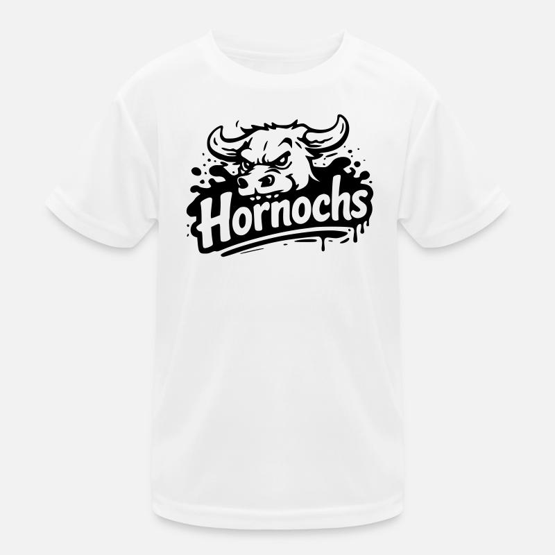 Hornochs Kinder Funktions-T-Shirt