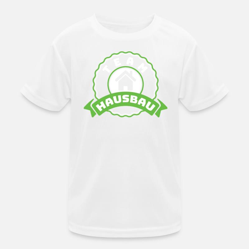 Emblème de la construction de la maison d’équipe T-shirt sport Enfant