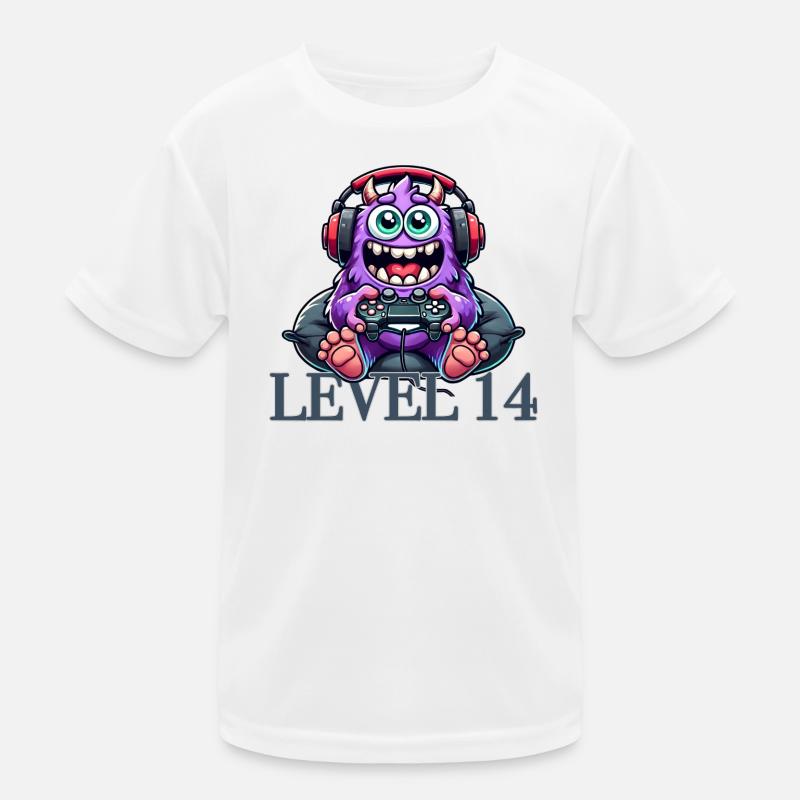 Gaming monsters while gaming Kids Functional T-Shirt