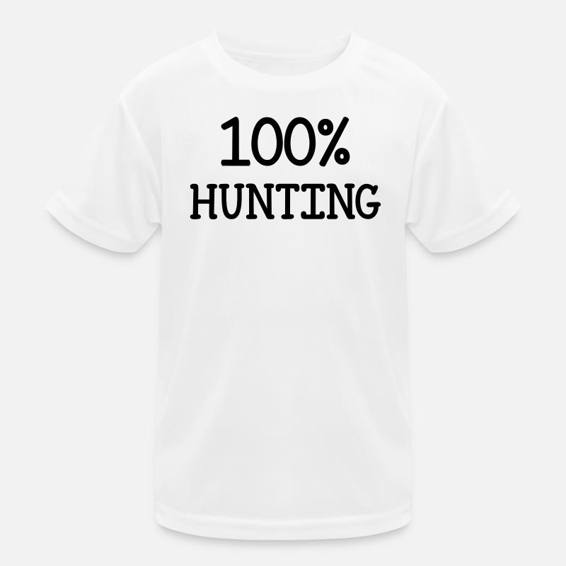 100 % chasse T-shirt sport Enfant