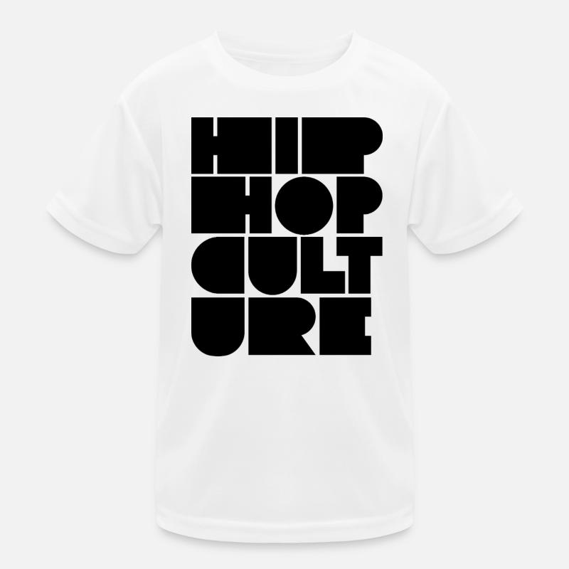 Kräftiges Hip-Hop-Kultur-Logodesign Kinder Funktions-T-Shirt