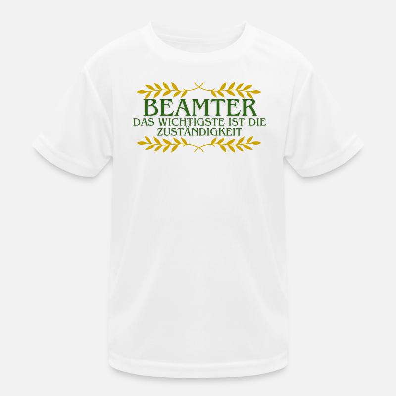 Civil servant: Responsibility counts Kids Functional T-Shirt