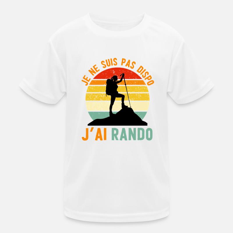 Spontane Einstellung: Nicht verfügbar, ich bin gewandert Kinder Funktions-T-Shirt