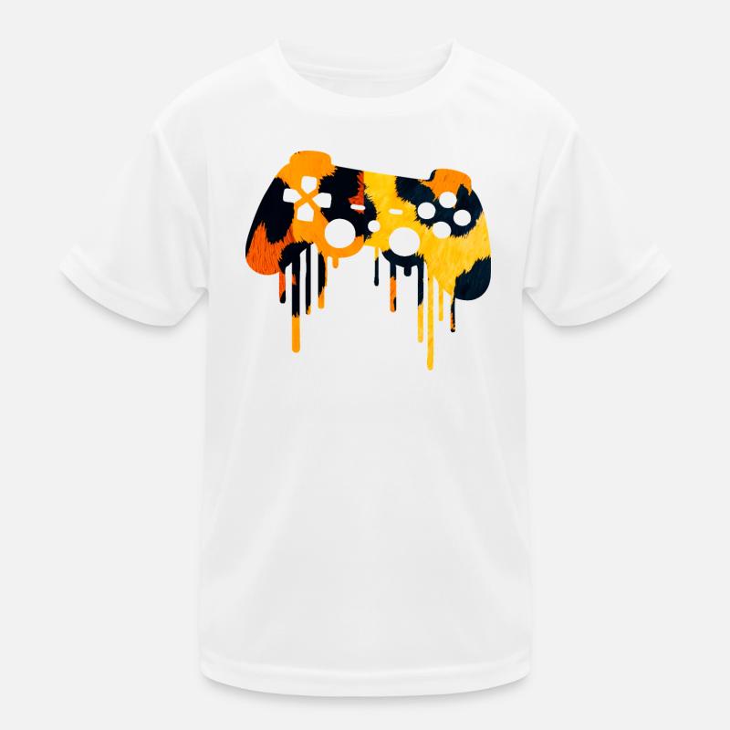 Leopardmuster Gaming player  Kinder Funktions-T-Shirt