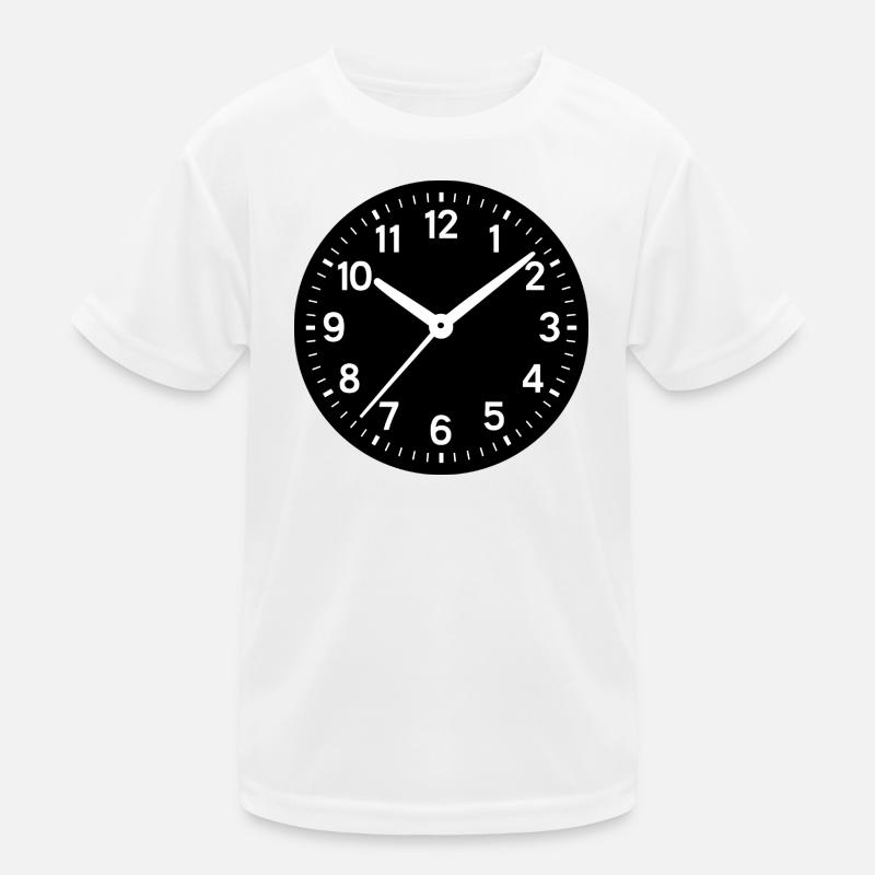 Clock Costume Watches Costume Carnival Carnival Numerals Kids Functional T-Shirt